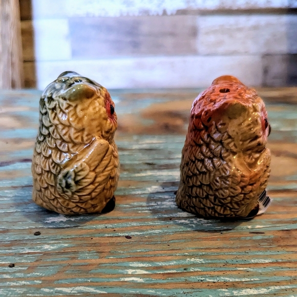 Cracker Barrel Whimsical Owl Set of Salt and Pepper Shakers - Picture 6 of 9